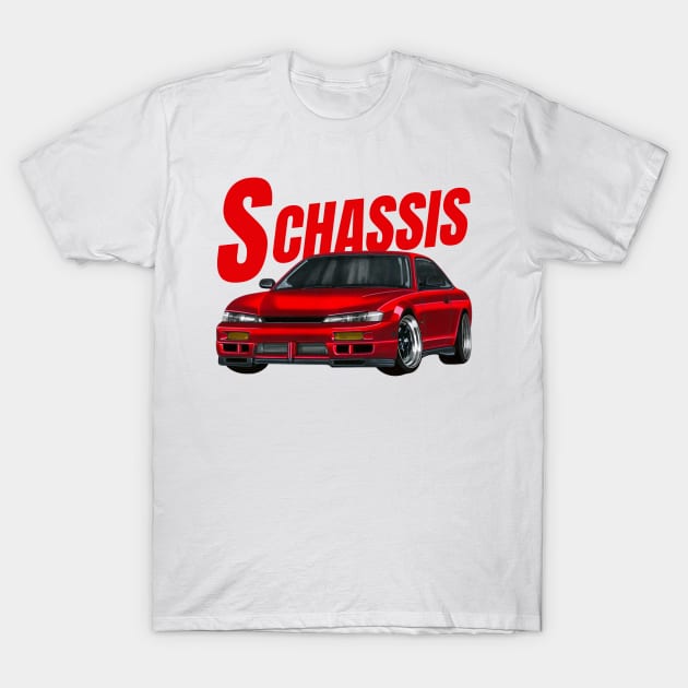 S chassis S14 Silvia T-Shirt by MOTOSHIFT